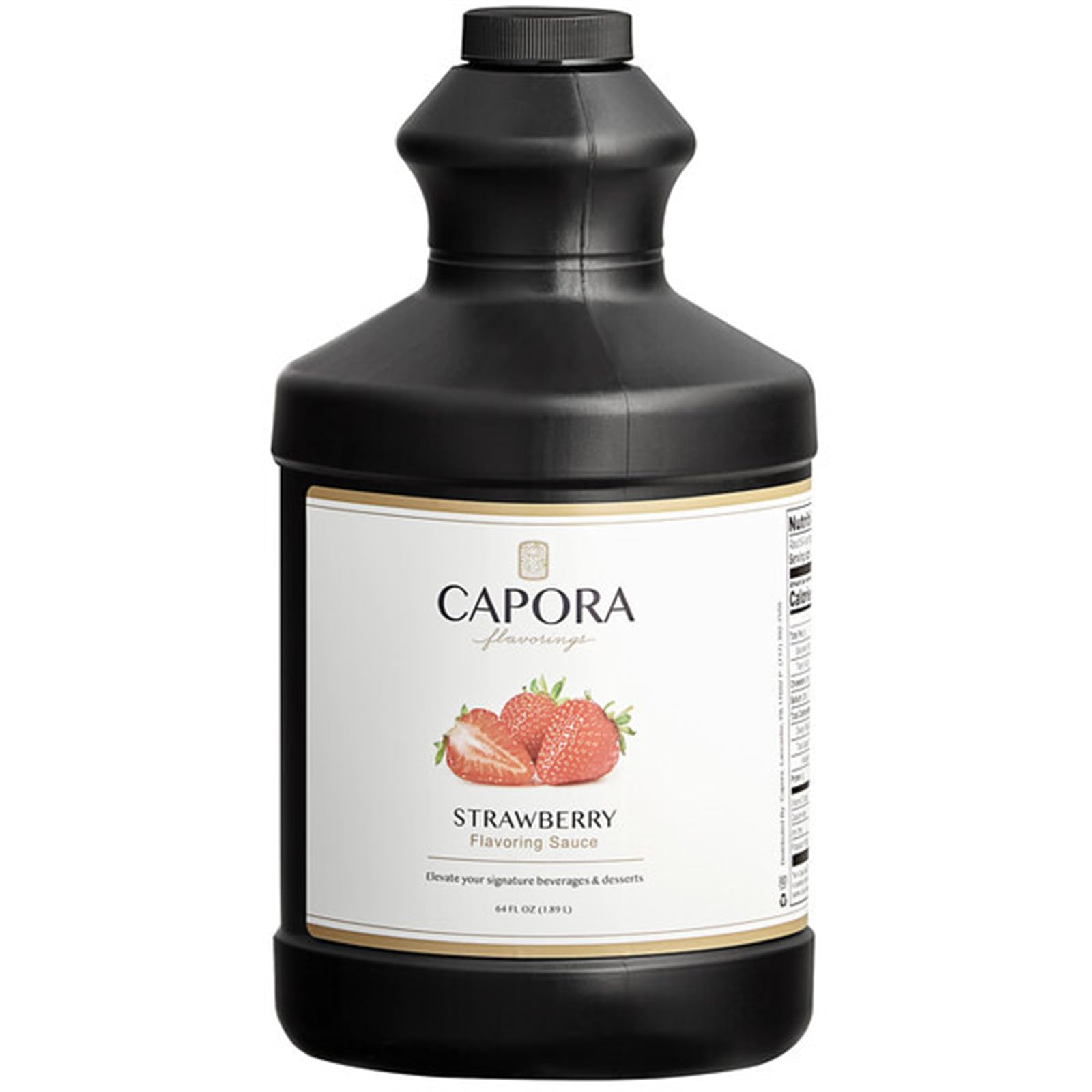 Capora Strawberry Flavoring Sauce 64 fl. oz. WS-999SAUSTRWBR-NF