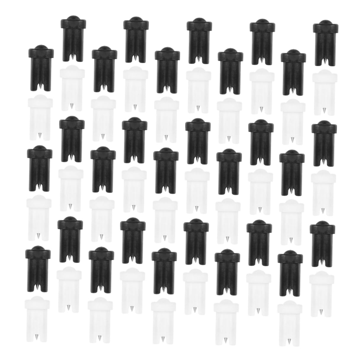 FRCOLOR Eyelash Glue Bottle Needles 60pcs Replacements Stainless Steel Nozzles for Salon Home Use