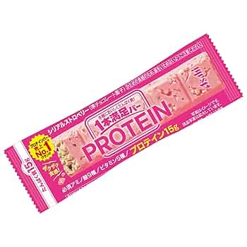 アサヒ　1本満足バー プロテイン　ストロベリー味　72本 Amazon.co.jp: アサヒグループ食品 1本満足バー プロテイン