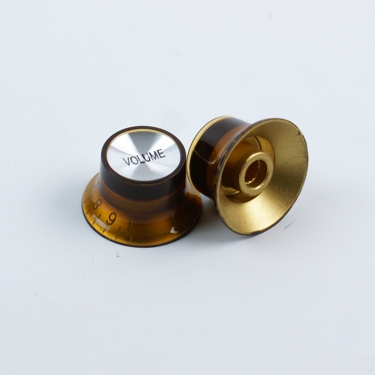 Manopole Per Chitarra Elettrica Amber TopHat/Bell &ndash; Dimensioni Metriche (set Da 4)