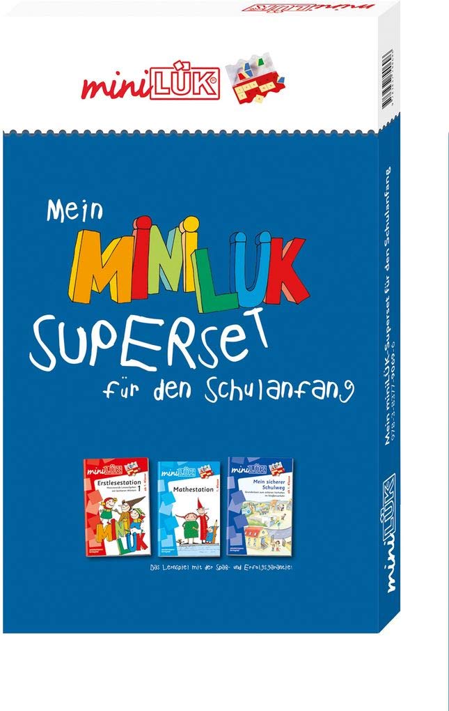 miniLÜK-Set: Vorschule / 1. Klasse - Mathematik, Deutsch, Verkehrserziehung mein miniLÜK Superset für den Schulanfang (miniLÜK-Sets: Kasten + Übungsheft/e)