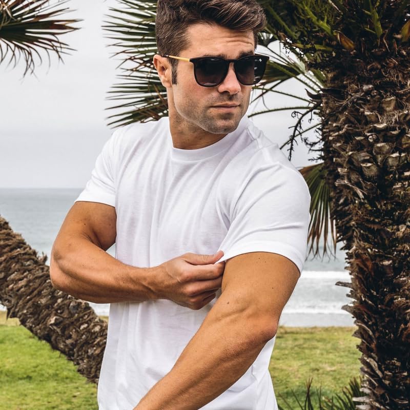 Fresh Clean Threads Men's Crew Neck T-Shirts – Short Sleeve, Fitted Style, Soft Cotton-Poly Blend, Tag-Free Comfort - Image 2