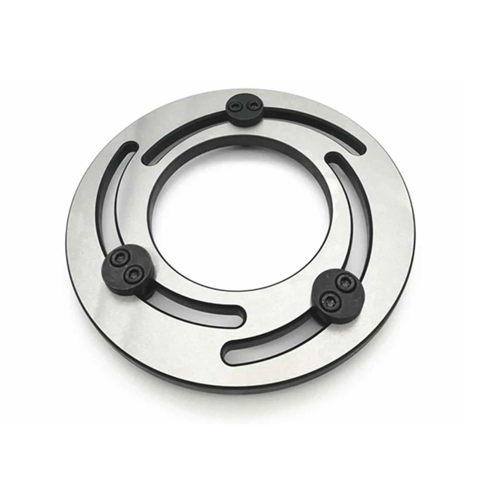 Mandrin hydraulique à trois mâchoires – Bague d'alésage réglable en acier souple de 10,2 à 38,1 cm pour tour CNC, outil de coupe de tournage central