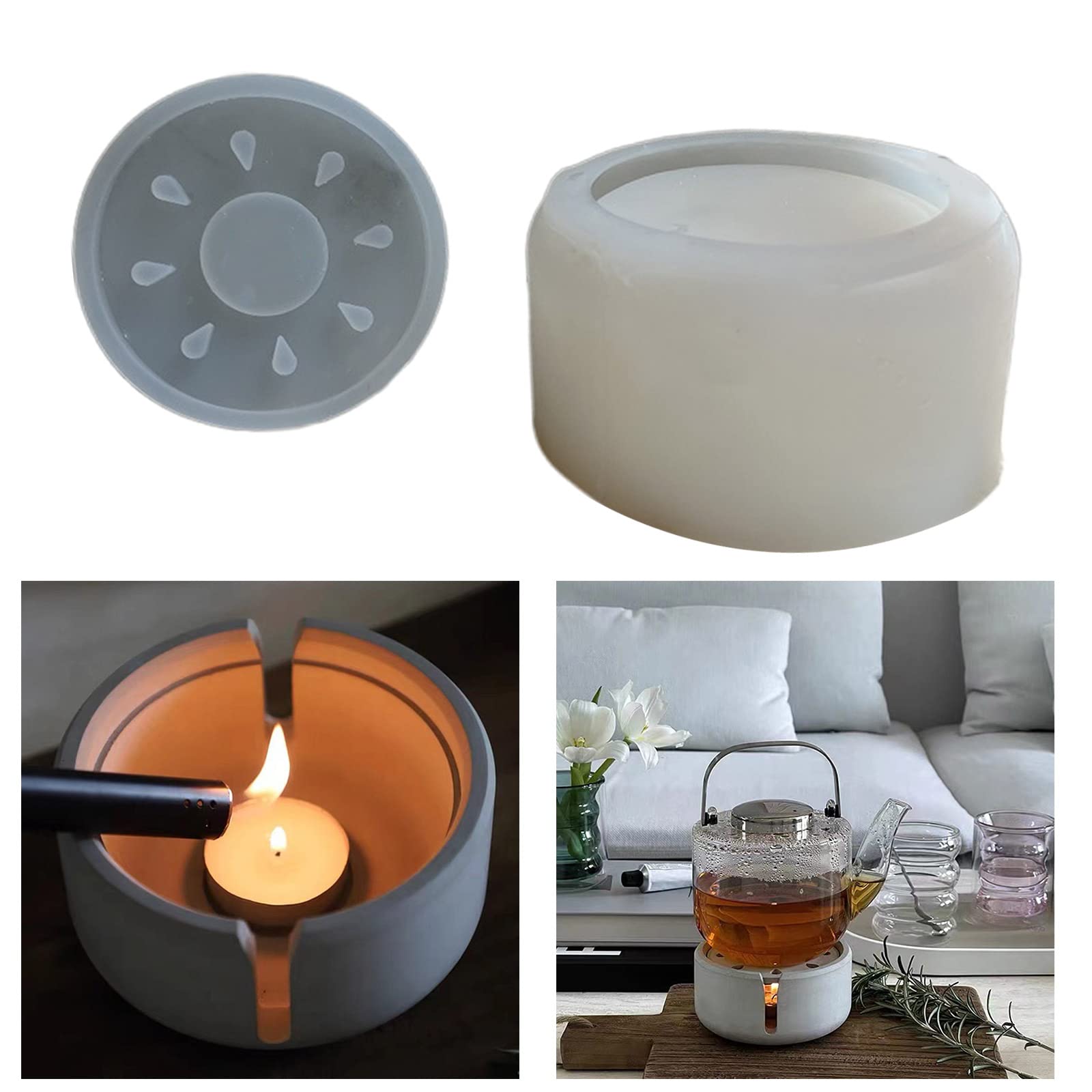 Moule en silicone pour décoration de vin chaud - Moule en silicone pour moulage de résine époxy - Outil de fabrication de bijoux pour décoration d'intérieur