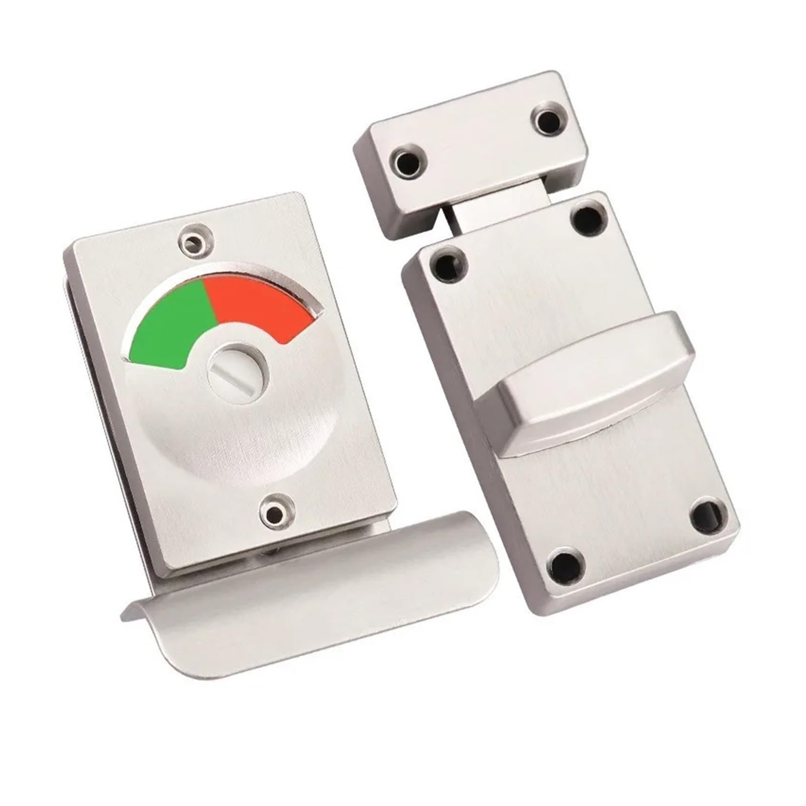 Bojhgo One Color 1 Set Indicator Door Lock Zinc Alloy For Toilet Partition Bathroom With Red Green Public Wc Latch