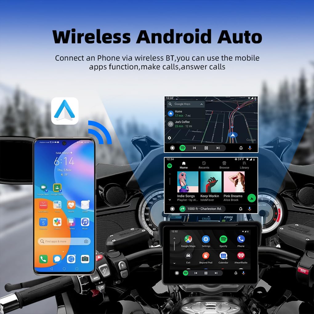 Navegación GPS Digital portátil con Pantalla de Velocidad, | inalámbrica, para coche, Android Auto 232G, Android 0, pantalla de visualización de velocidad de navegación GPS para