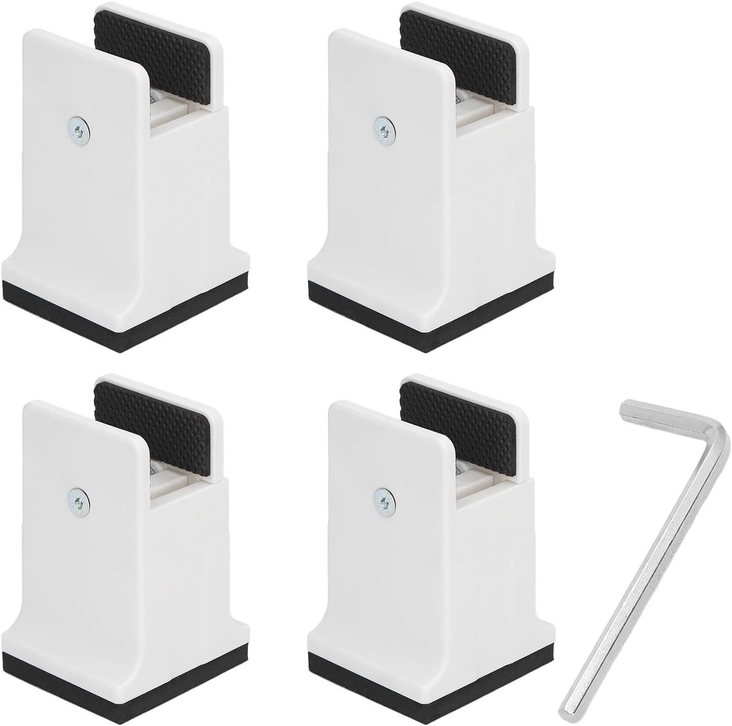 Amazon.com: Zerone Adjustable Bed Risers 4 Inch Furniture Risers with ...