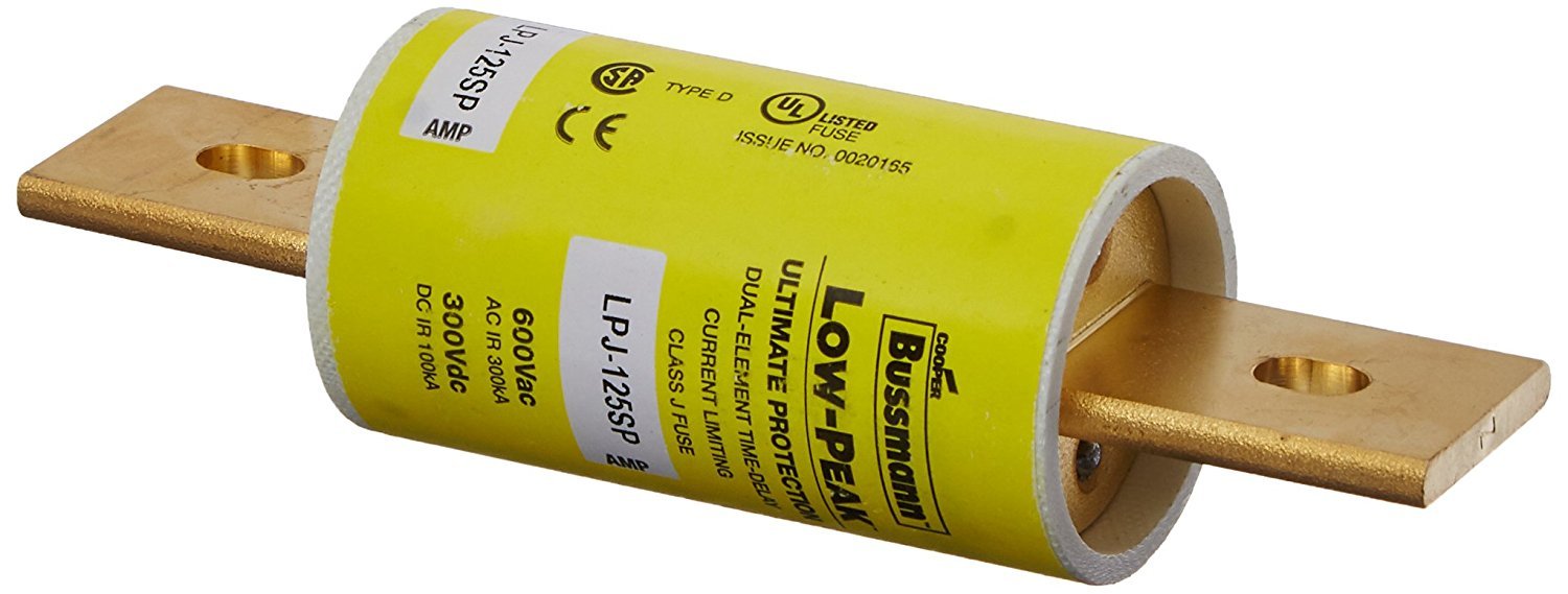 LPJ- 125SP Bussman 600 VAC Low Peak Time Delay Class CC Industrial Fuse