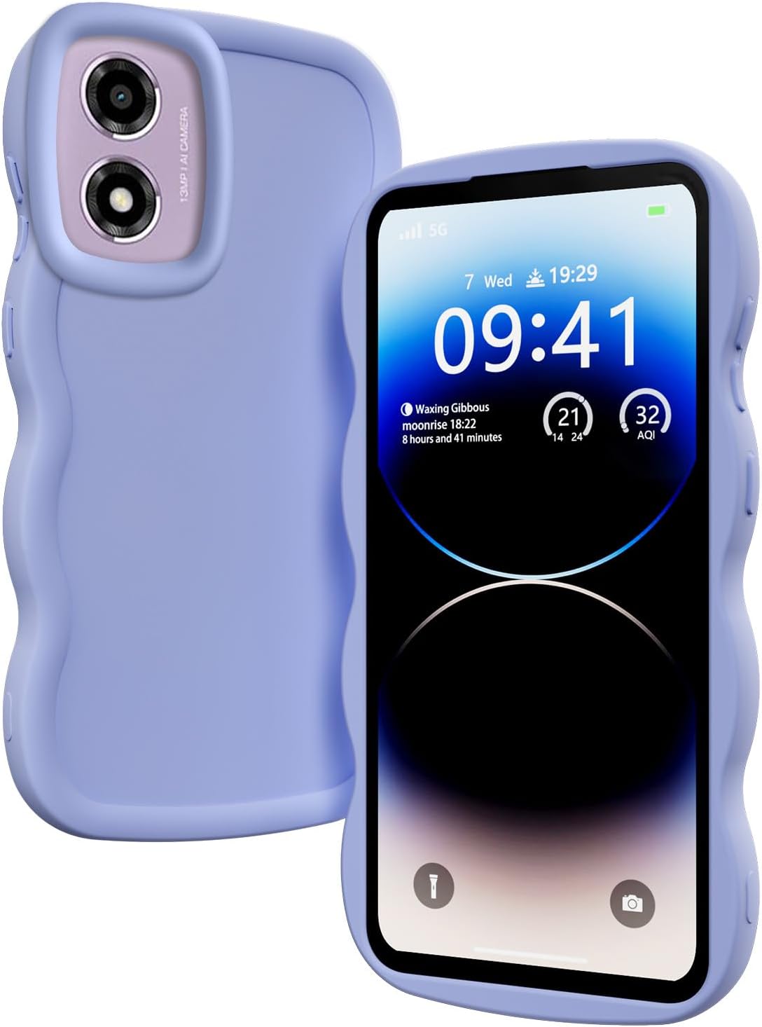 XIAOJUNJIE Ringen beugel hoesje voor Motorola Moto G84,hoesje voor