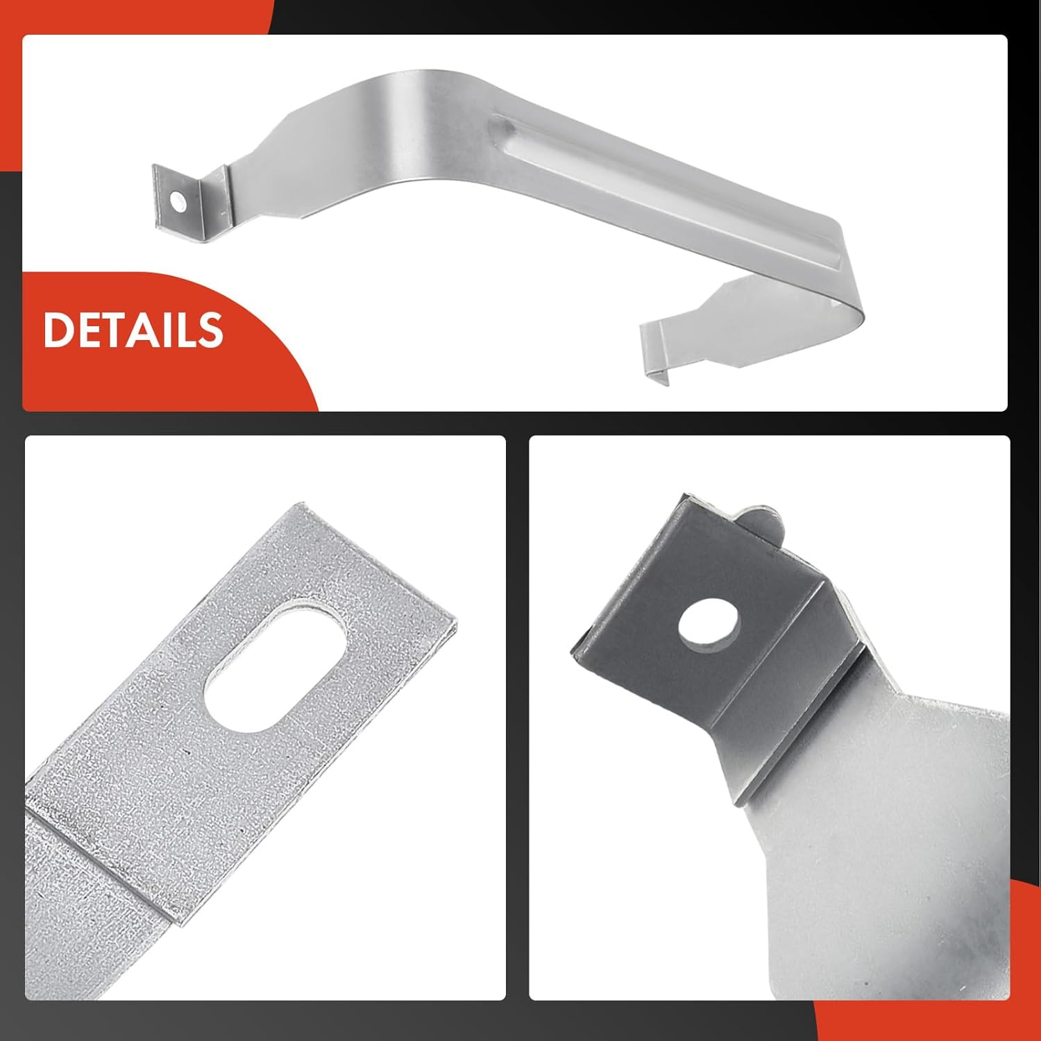 A-Premium 2-PC Set Fuel Tank Straps Compatible with Chrysler Town & Country 2004-2007, Voyager 2001-2003 & Dodge Caravan 2001-2007