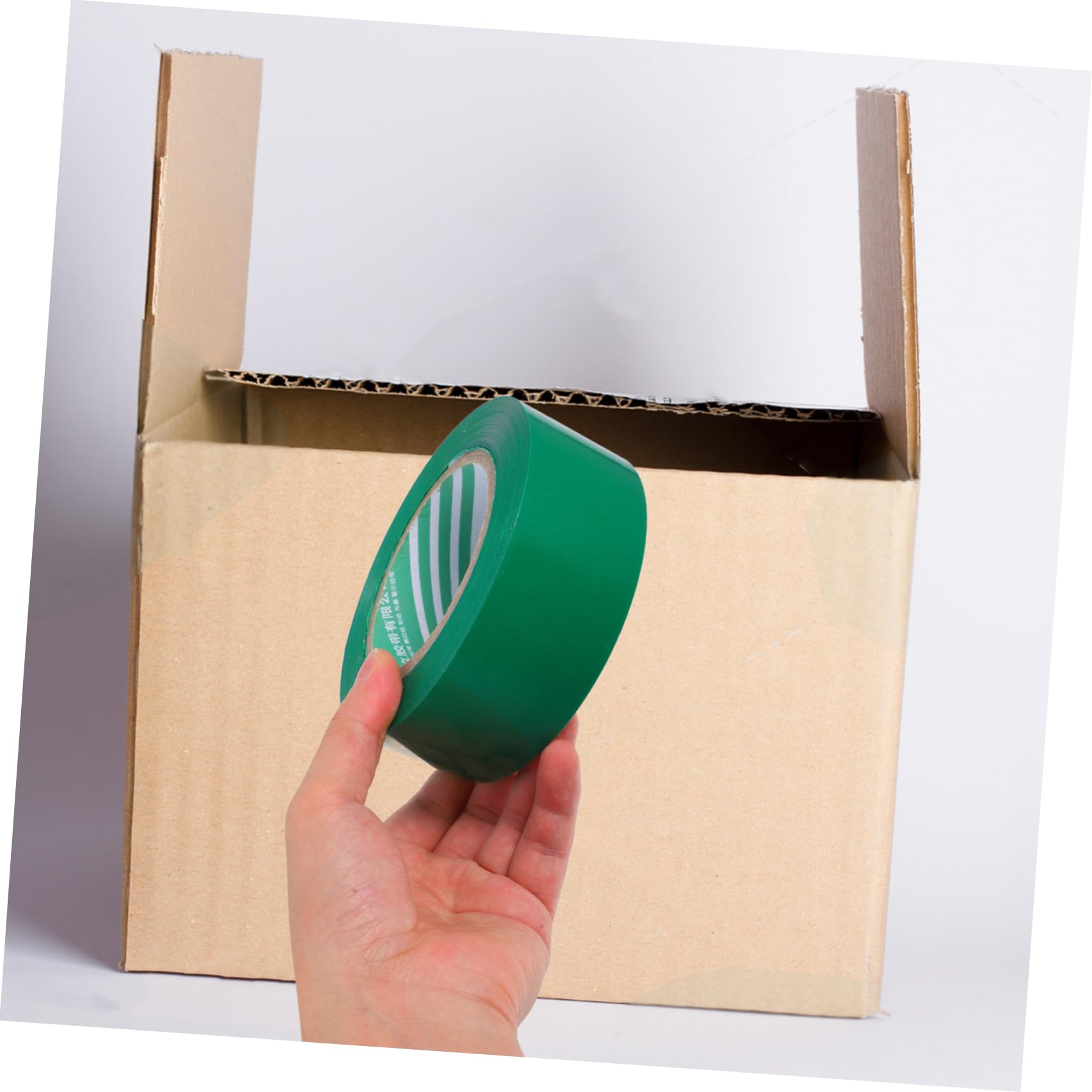 3 Rouleaux Ruban Adhésif Vert pour de Ruban Multi Usage pour Déménagement et Expédition pour les Boîtes et Marquer les Produits