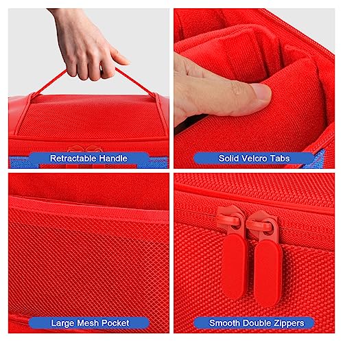 Vadaxx Cute Switch Carry Case for Nintendo Switch/Lite/OLED, Portable Soft Shell Waterproof Protective Storage Travel Carrying Case Messenger Bag Oxford for NS SD Console Dock JoyCons Accessories by Vadaxx - Image 5