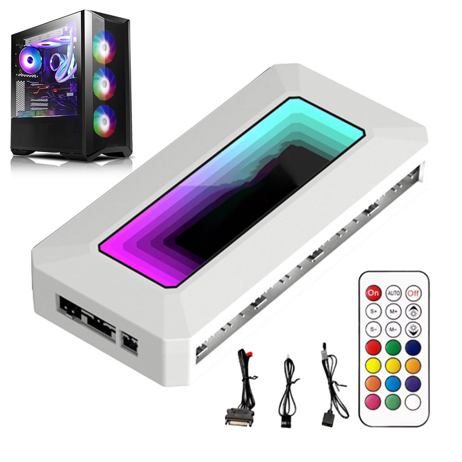 Controlador ARGB para eliminar el caos de cables en la placa base con control térmico PWM