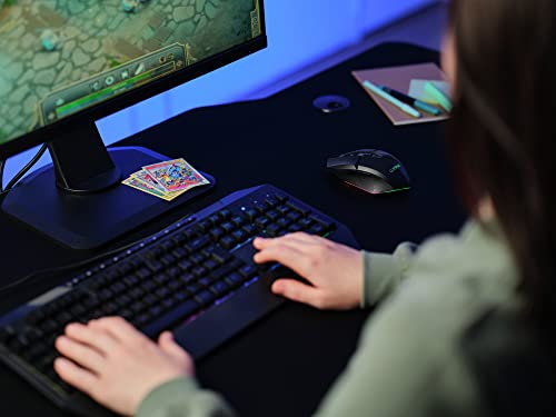 GXT 110 Felox Mouse Gaming Wireless Ricaricabile, 80 Ore di Autonomia, 800-4800 DPI, Illuminazione LED, 6 Pulsanti, Mouse Senza Fili RGB per Computer, Laptop, Windows - Nero - Mouse gaming - Immagine 7