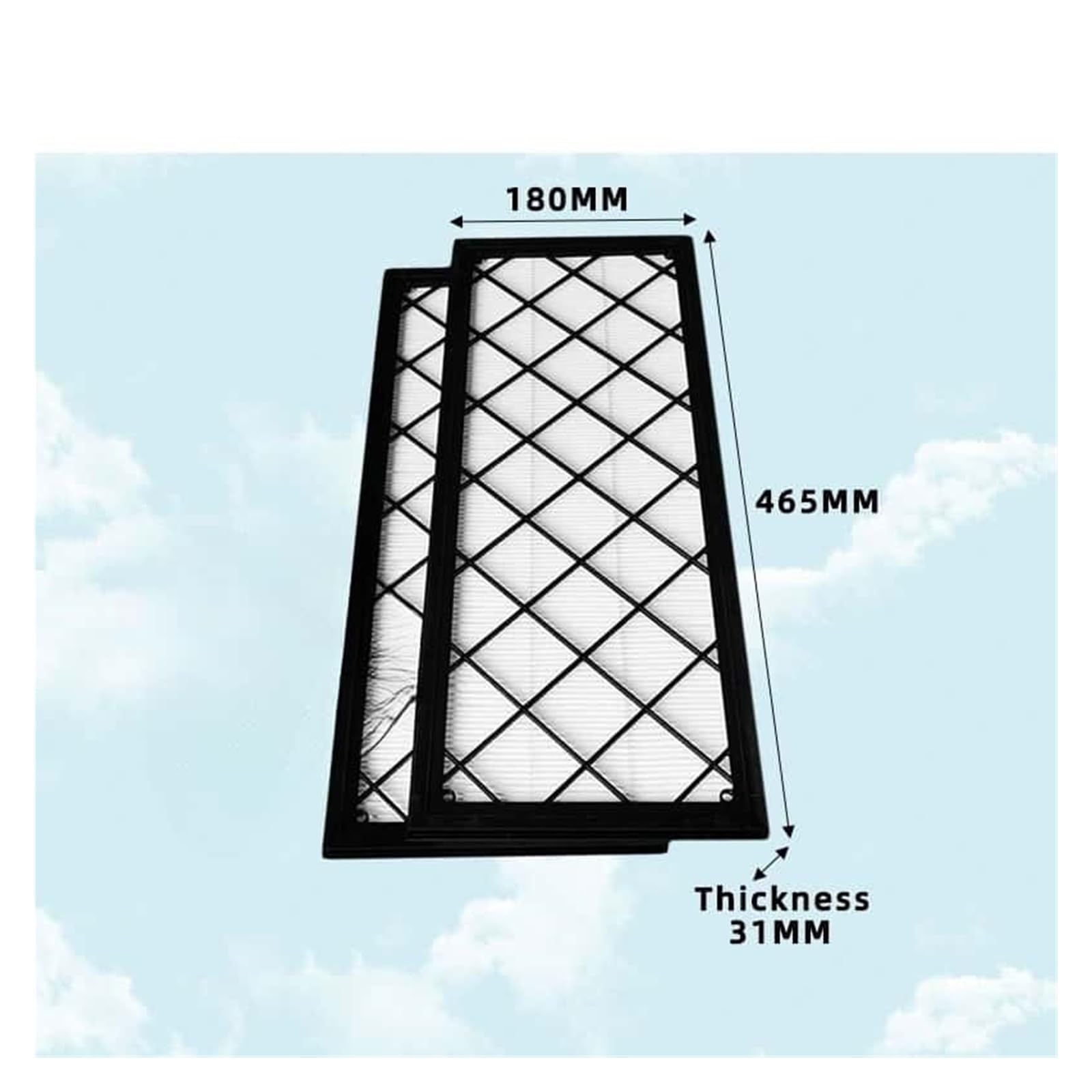 Filtro aria abitacolo compatibile con Tesla Model Y Carbon e Hepa Performances 1658375-00-A 1658375-00-B 1658376-00-A 1107681-00-A 1107681-00-C