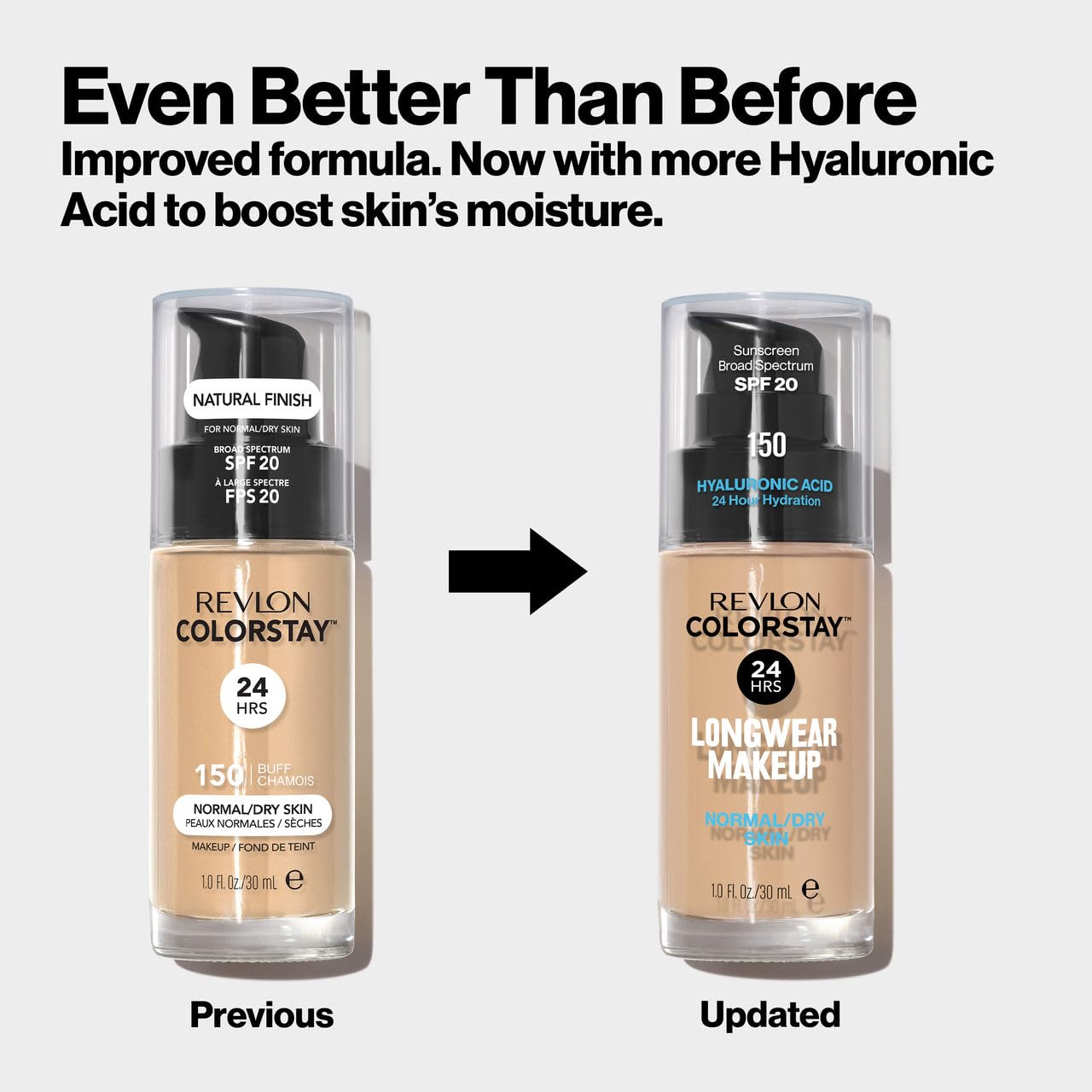 Revlon ColorStay podkład do skóry normalnej i suchej, z ochroną przeciwsłoneczną SPF 20, trwała, bezolejowa formuła (30 ml), 180 piaskowy beżowy