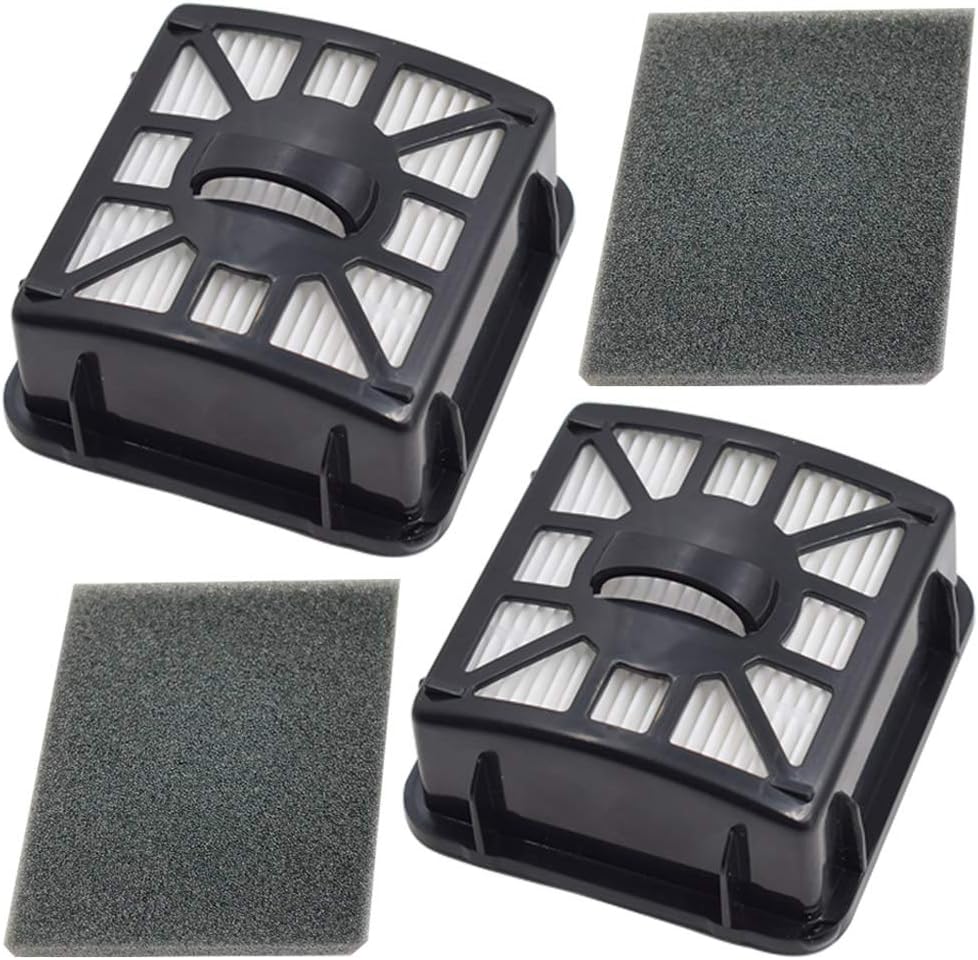2-PACK Post-Motor HEPA Filter Compatible with Shark IQ Robot R101AE RV1000S RV1001AE UR1000SR UR1005AE Vacuum Self-Empty Base,Compare to Part # 107KY1000AE