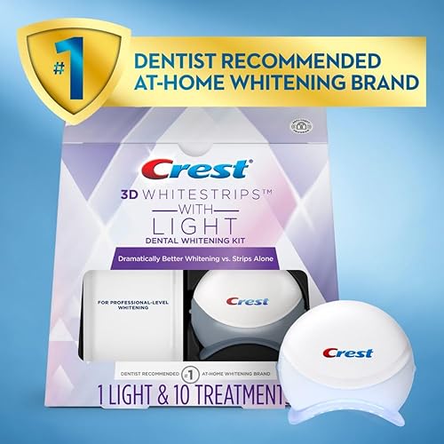 Miniatura 3 de Kit de tiras Crest 3D Whitestrips blanco como la luz blanqueamiento de dientes 10 unidades