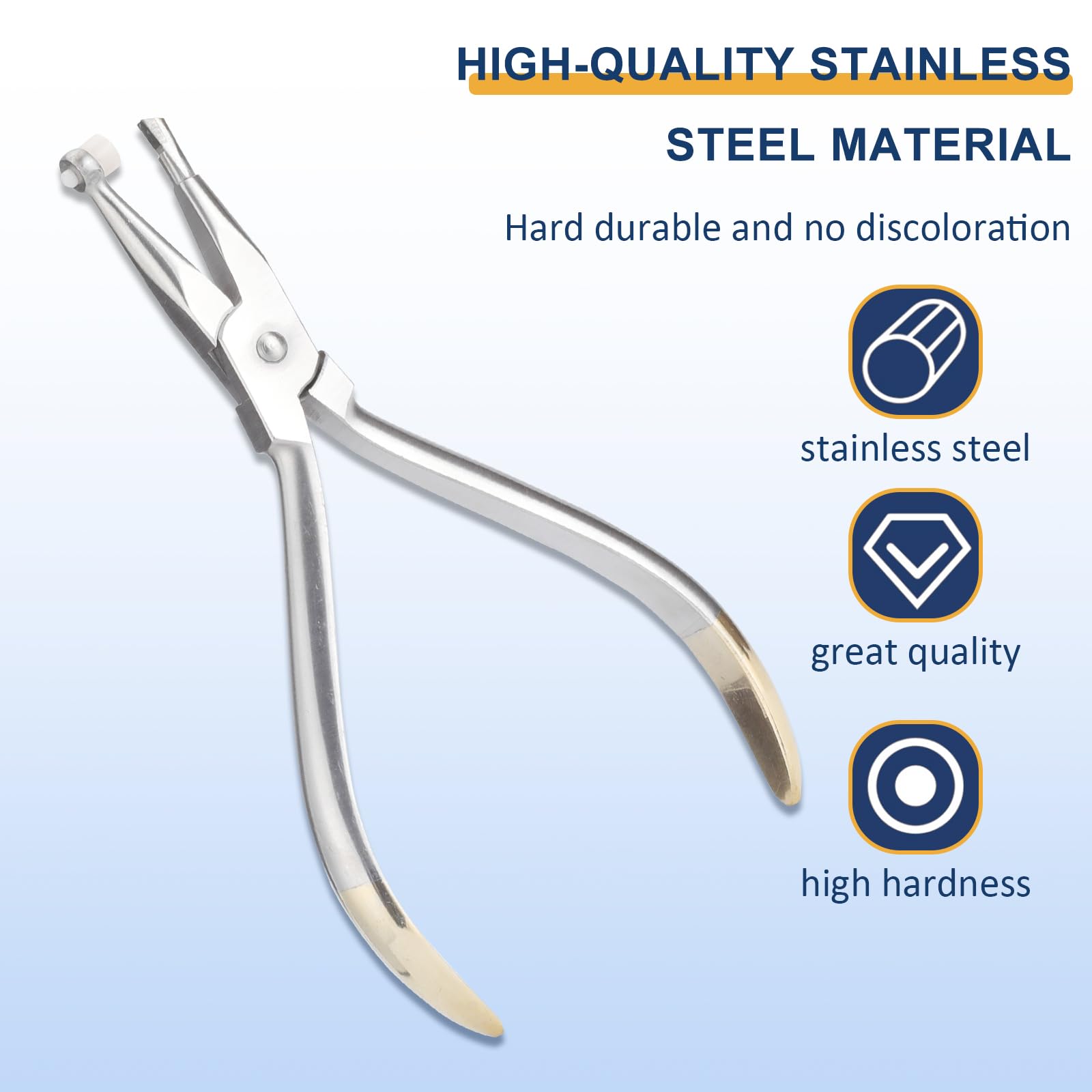 Healthible Dental Orthodontic Adhesive Removal Plier - Braces Removal Tool Glue Remover Plier Braces Adhesive Glue Remover Plier