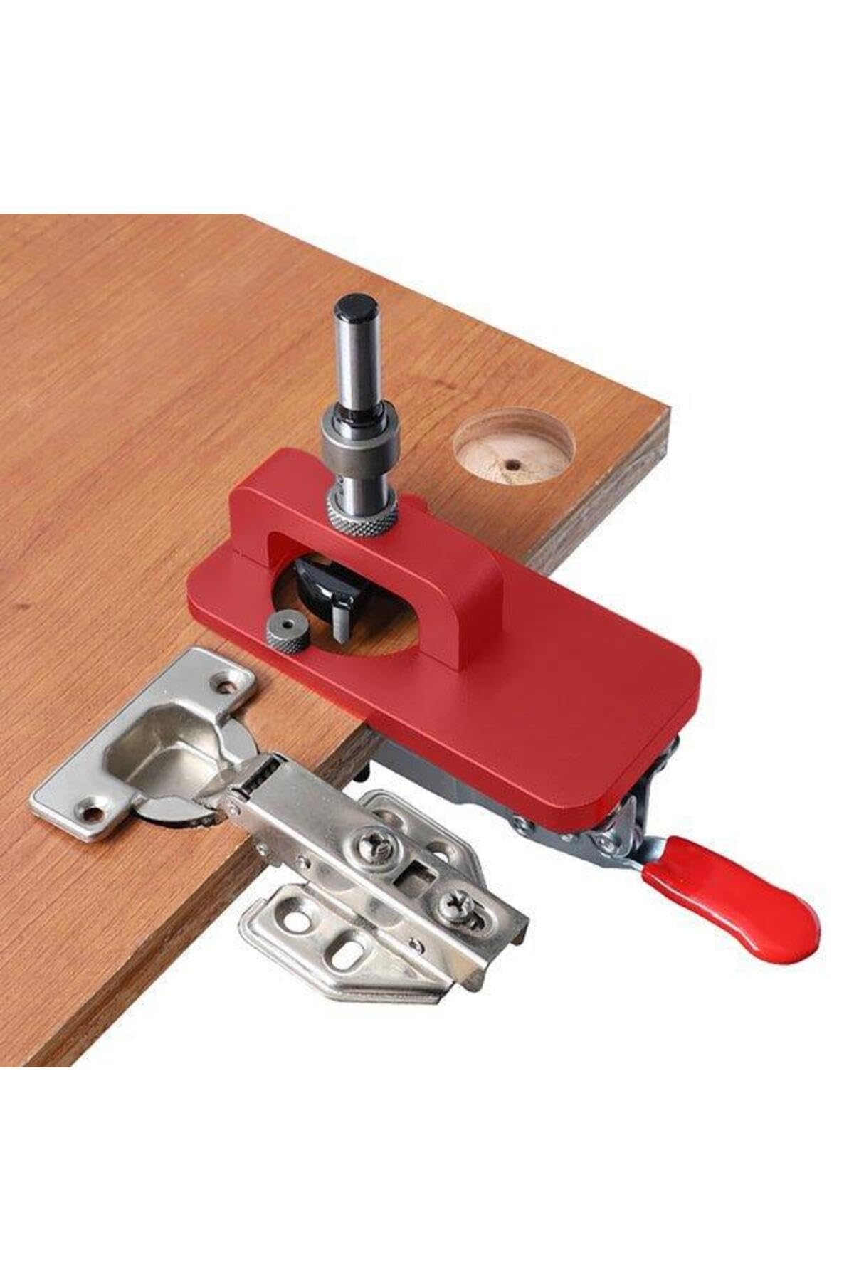 Rox Wood 0156 Alüminyum Tas Menteşe Kılavuz Seti