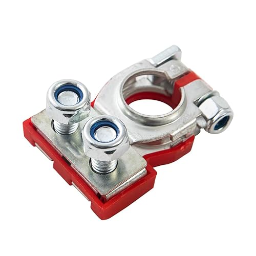 Miniatura 2 de Conectores universales de terminal de batería  Kit de abrazaderas de terminal de batería de coche resistentes, conectores de poste de batería