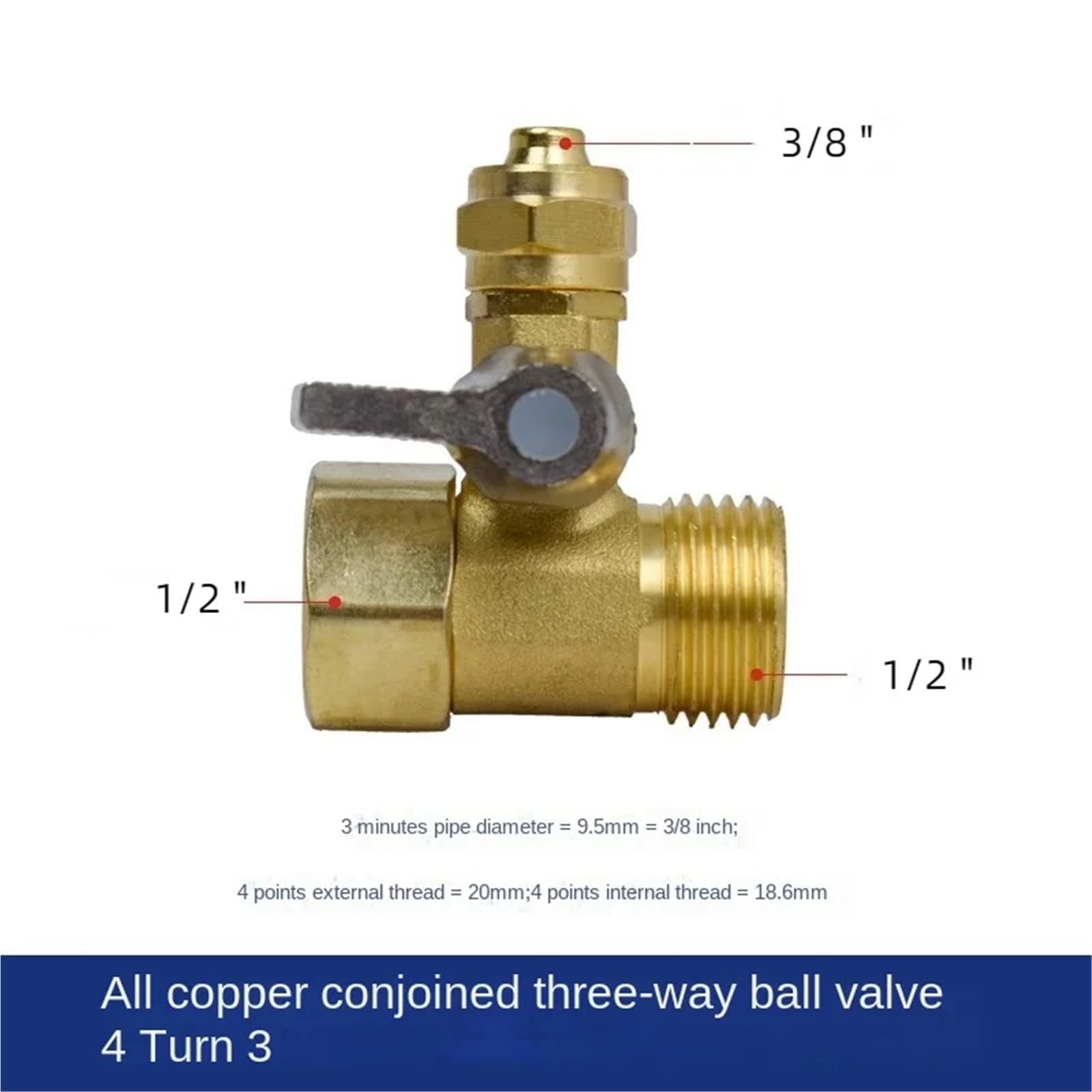 Purificador de agua por ultrafiltración UF con filtro ósmosis inversa y interruptor entrada tres vías, for grupo válvulas 1/2" BSP a derivación 1/4" 3/8"(Copper 3I8 conjoined)