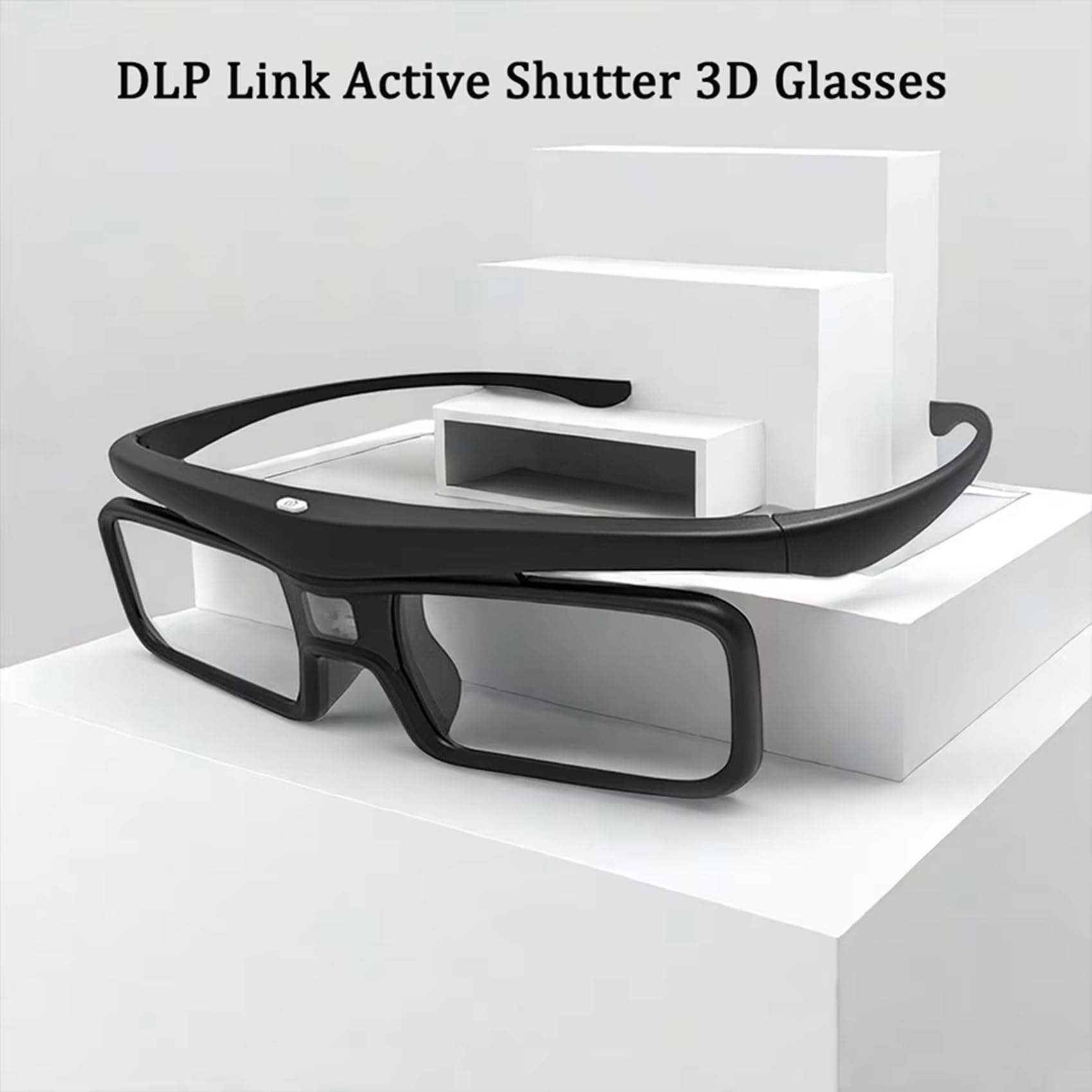 3X per Occhiali 3D DLP Link Active Shutter, Ricaricabili Tramite USB, per Proiettore DLP Home Cinema. Non Adatti A Tutti I Televisori.