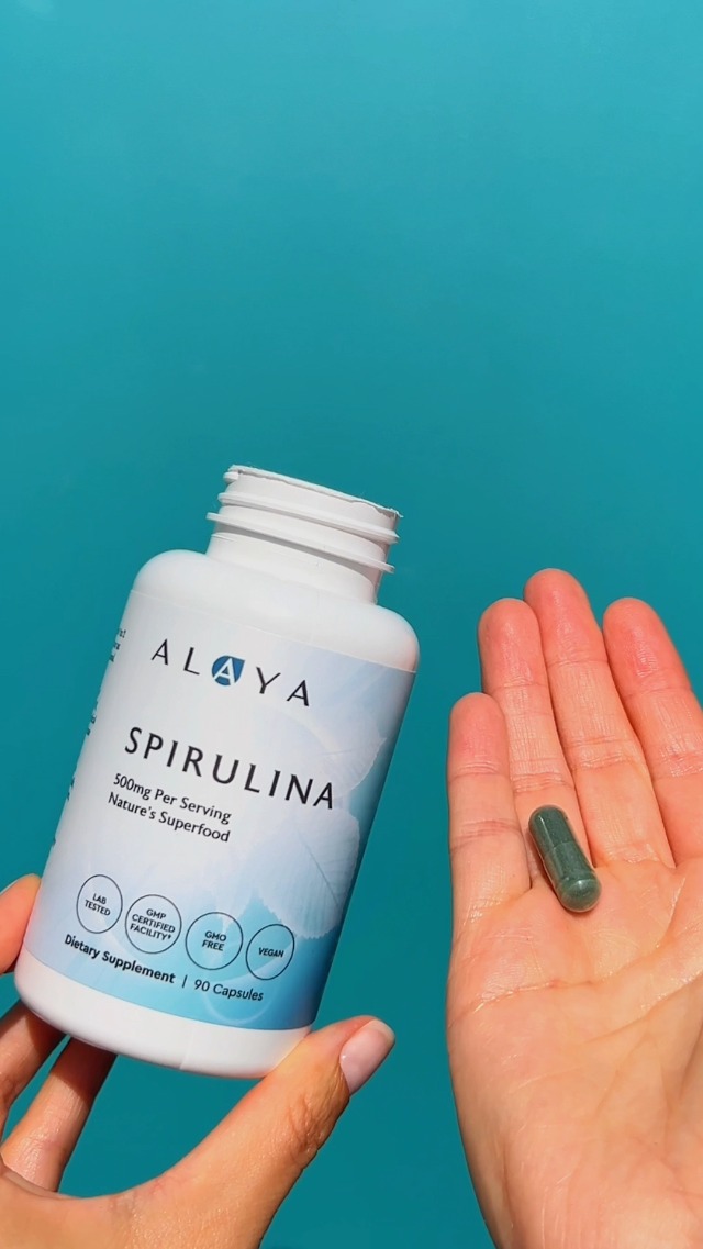Amazon.com: Alaya Naturals Pure Spirulina Capsules – Hawaiian
