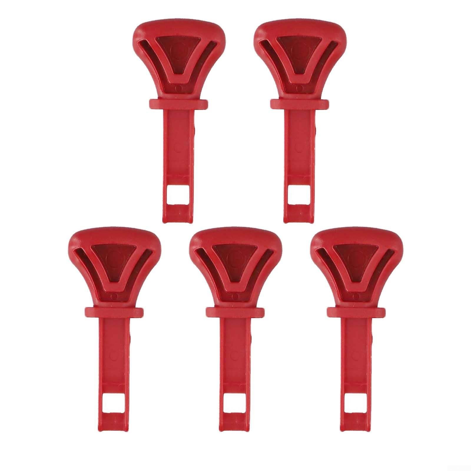Lot de 5 clés d'allumage rouges durables pour souffleuse à neige 430-386 951-10630 731-05632 751-10630 117-7728 Modèles d'hiver