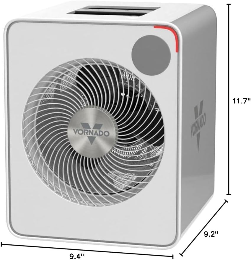 Vornado VMH500 Heater Dimensions