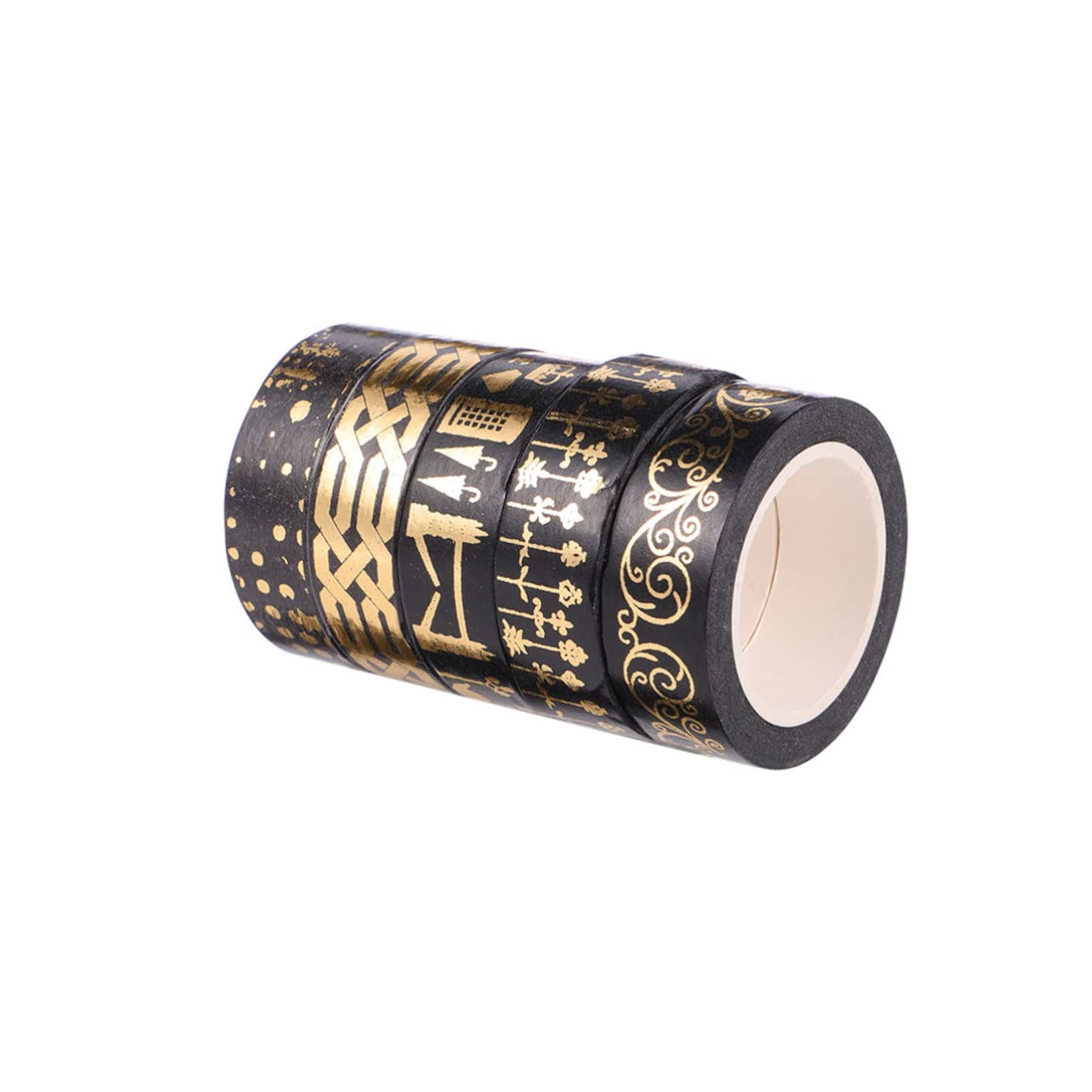 DOITOOL 3 Sätze Dekoratives Washi Tape Farbige Diy Klebebänder Für Scrapbooking Fotoalben Und Einfach Zu Entfernen Ohne Kleberückstände Für Kreative Projekte 5 Rollen * 3