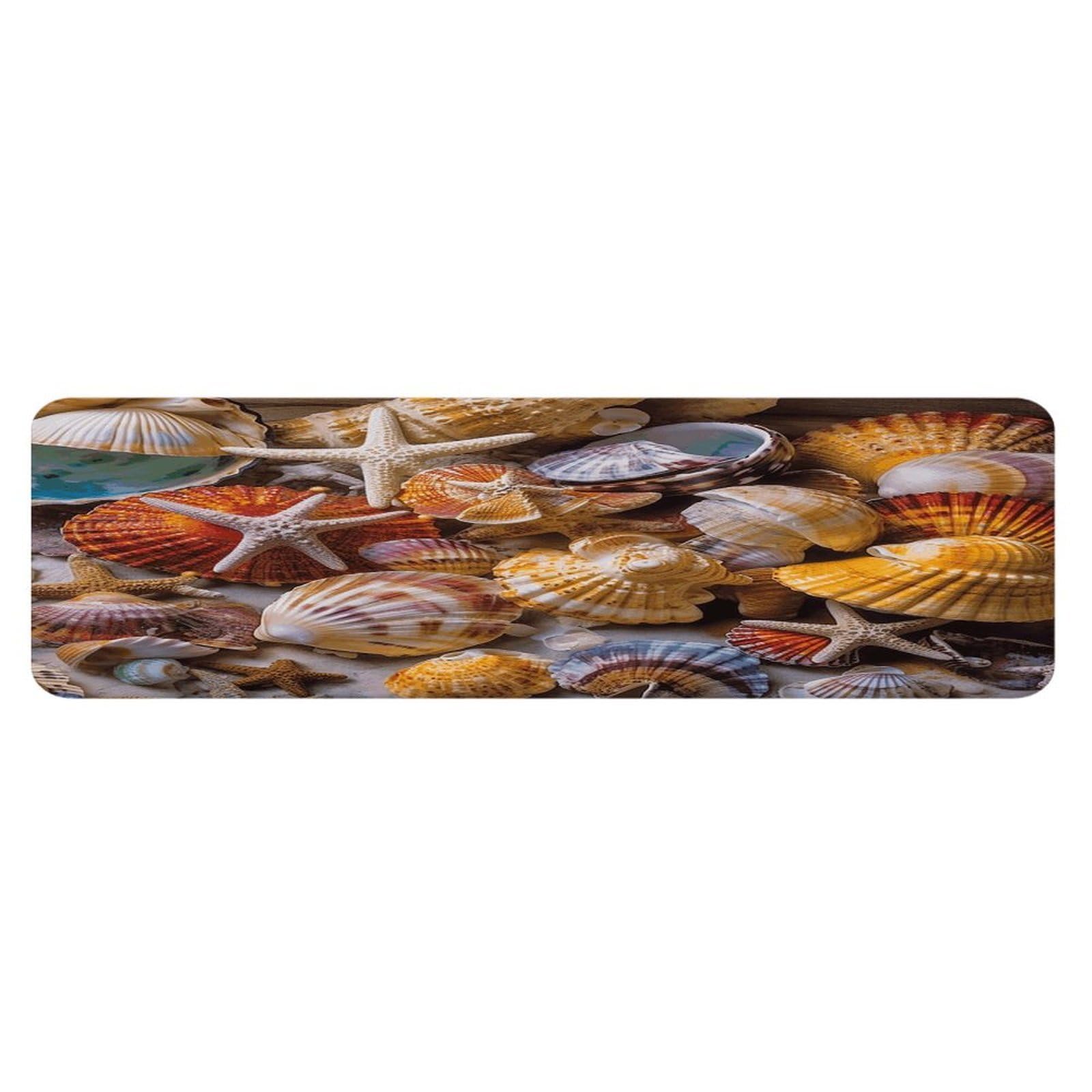 Alfombra de cocina lavable para evitar resbalones, tapete cómodo y mullido de 45x152 cm