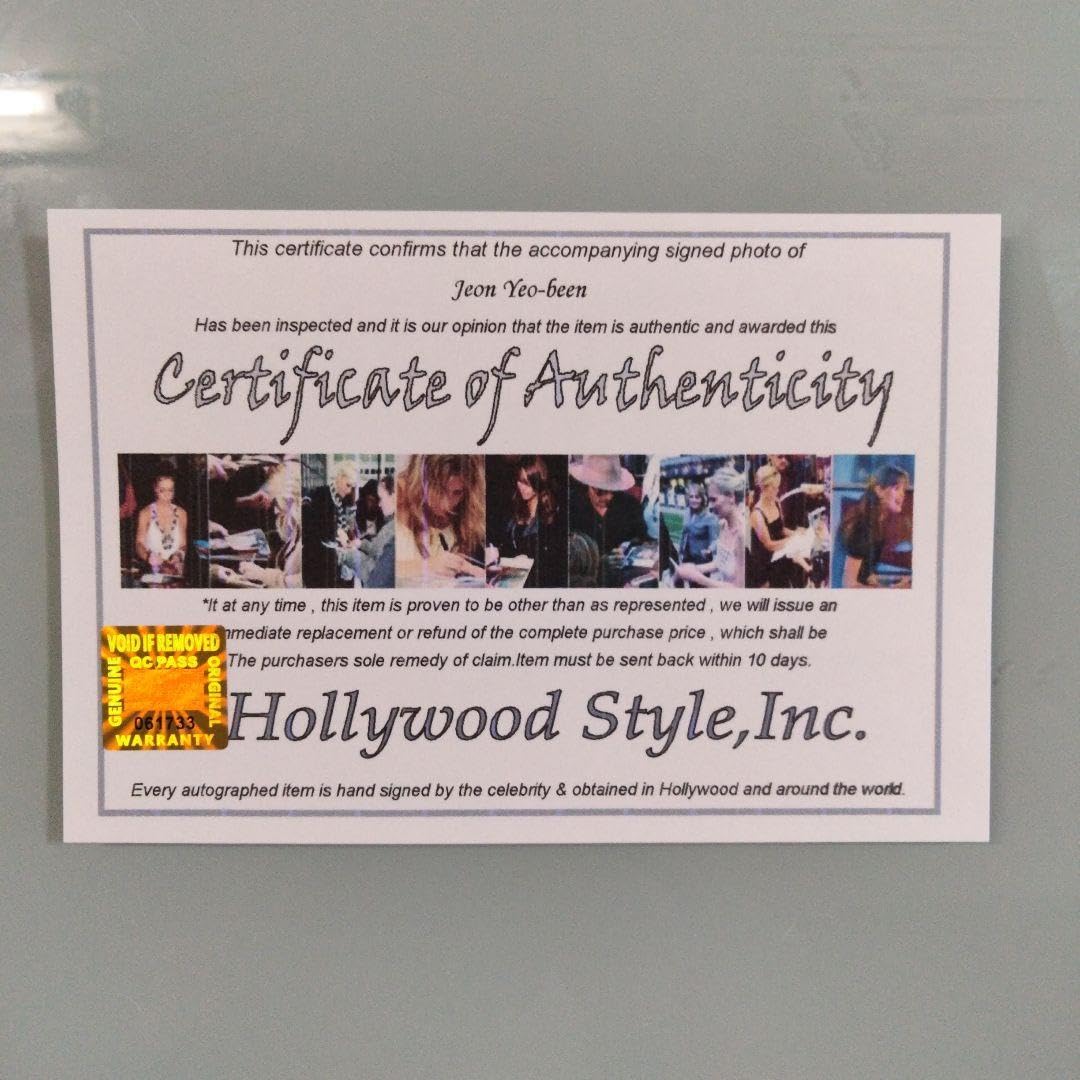 チョン・ヨビン直筆サイン入り2Lサイズ写真…Jeon Yeobeen