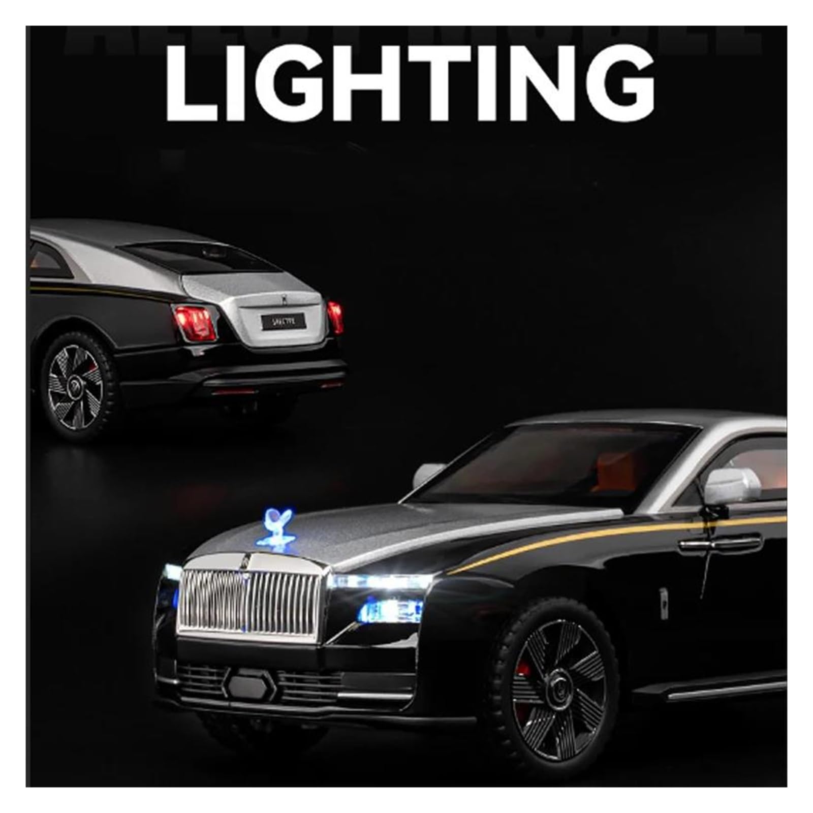 ロールスロイス スペクター モデルカー 合金製 ファントム レプリカ ミニチュア ロールスロイス スペクター モデルカー 合金製 ファントム