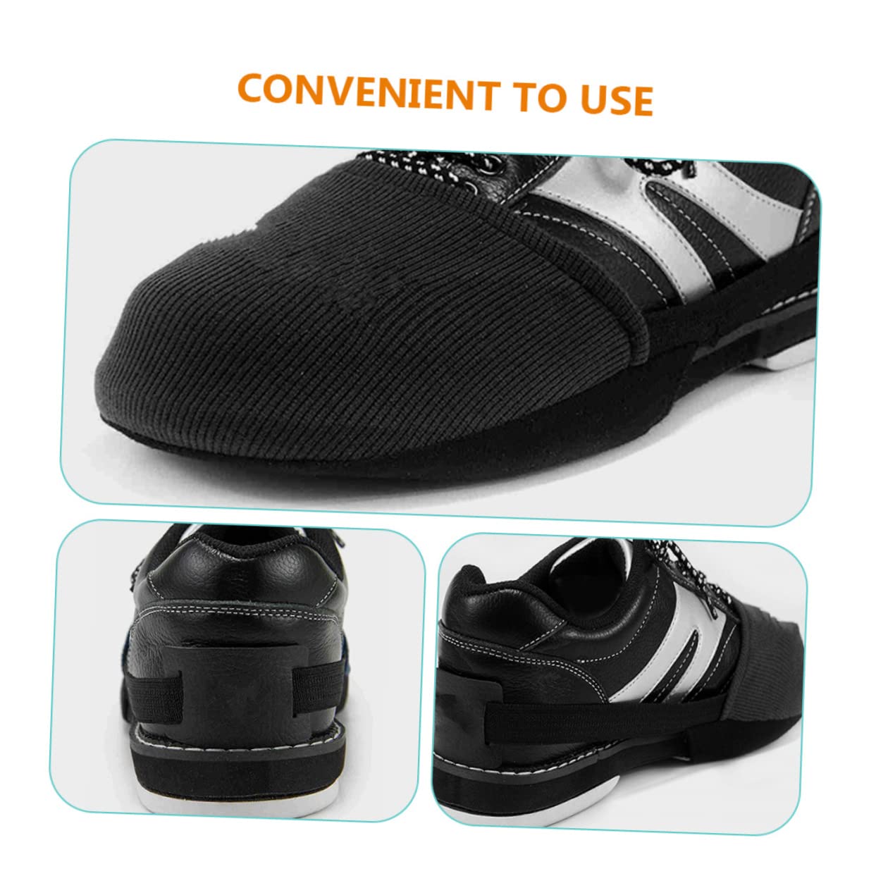 POPETPOP 2 Paires De Couvre-Chaussures De Bowling Couvre-Chaussures De Bowling Chaussette Semelles De Chaussures Couverture De Sneaker De Patins De Chaussures