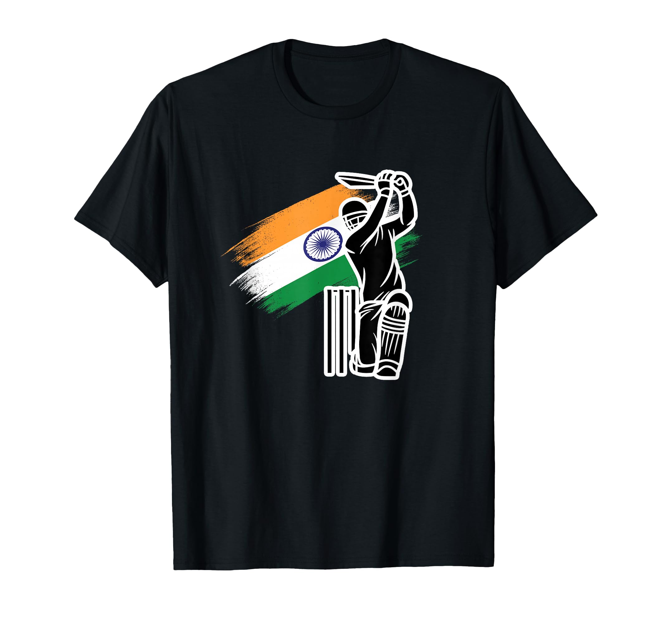 India Cricket Indian Flag Cricketers Sports Boys Girls Kids T-Shirt