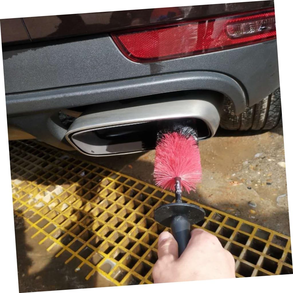 TOYANDONA 2pezzi Spazzola per Cerchi Auto Setole Lunghe Materiale Pp e PE per Pulizia Cerchioni e Pneumatici Multiuso Raggiunge Angoli e Fessure Delicate