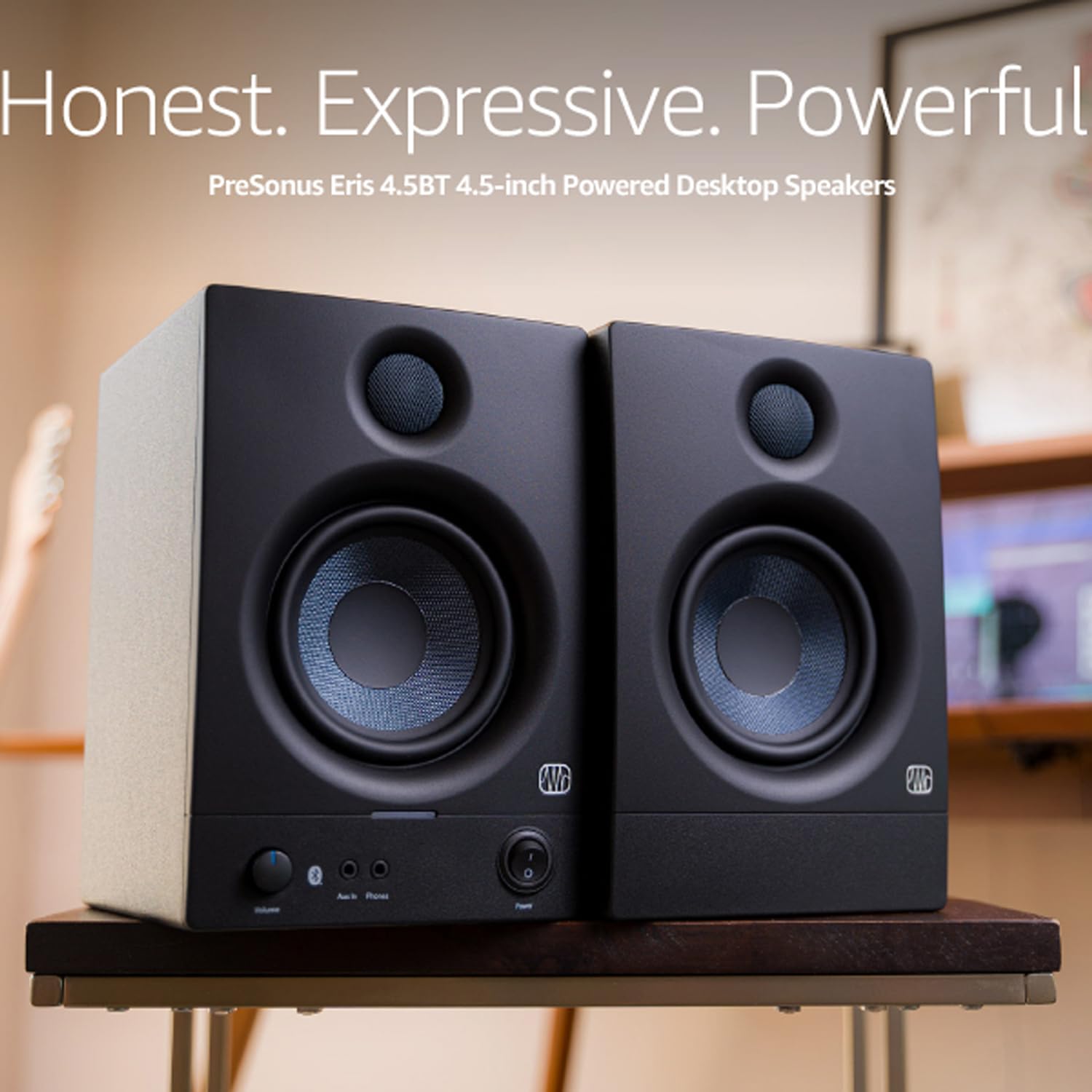 PreSonus Eris 4.5 BT II Enceintes de moniteur de studio Bluetooth Active 2nd Gen
