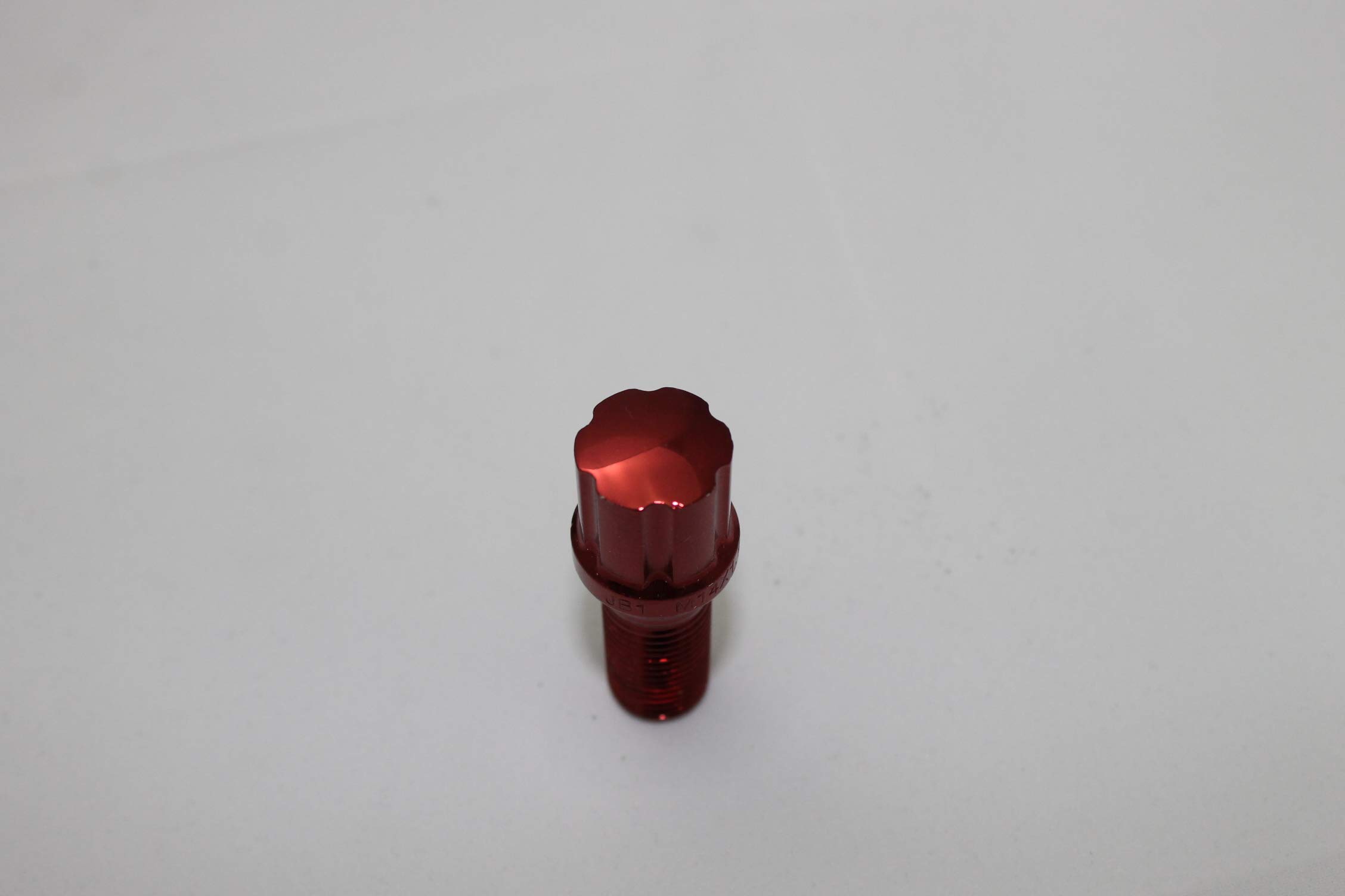 Japan Racing Radschrauben M14x1,25 Rot Radbolzen Satz 20x Kegelbund