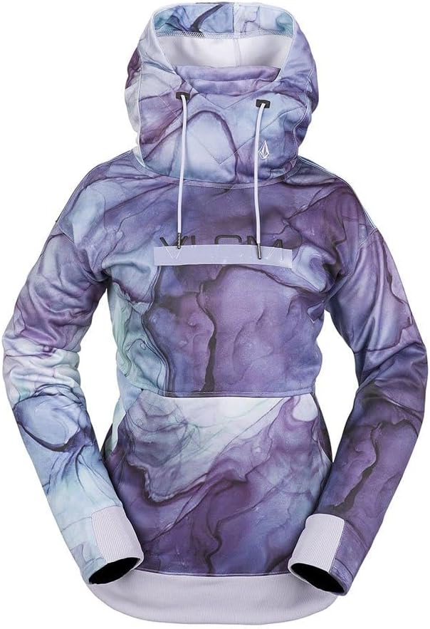 Volcom Women's Riding Hydro Hoodie Fleece Snowboard Ski Sweatshirt