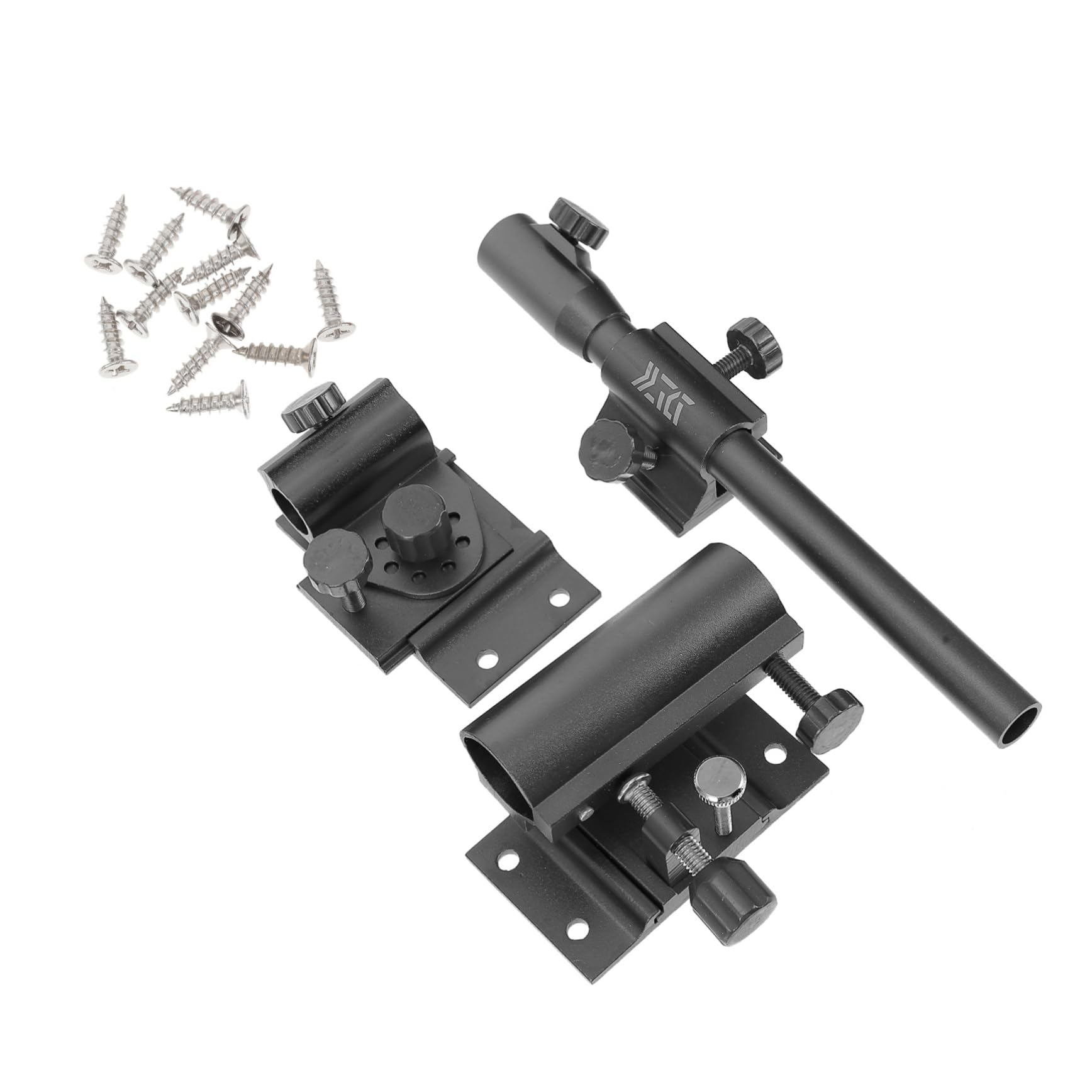 KICHOUSE Alloy Fishing Box Set Umbrella Stand Accessory Fishing Rod Holder Universal Tackle Box for