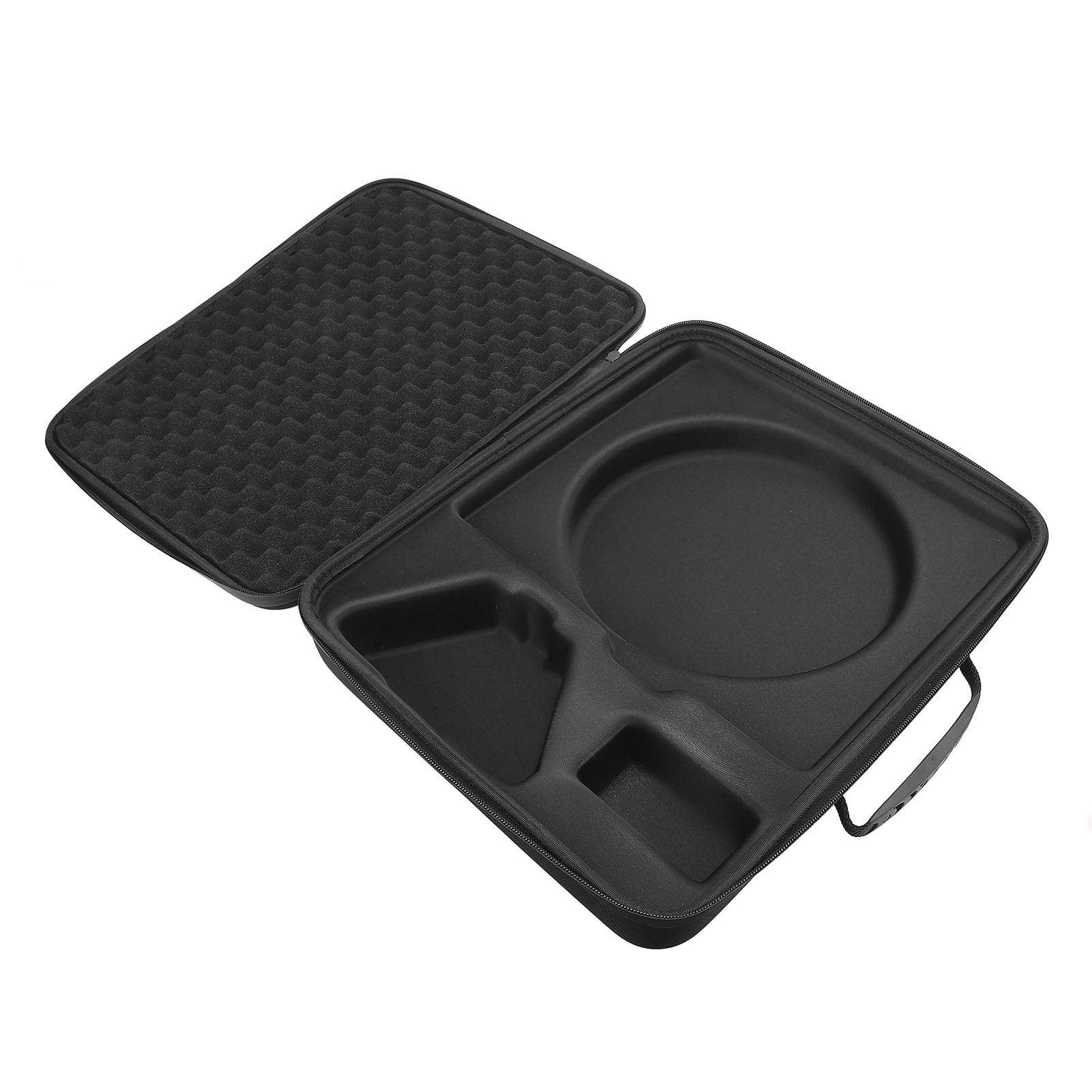 Eujgoov Mini Bolsa de Viaje, Transporte Satelital, Bolsa de Almacenamiento Protectora con Bandejas de Espuma para Platos y Accesorios, Transporte de Transportista Satelital