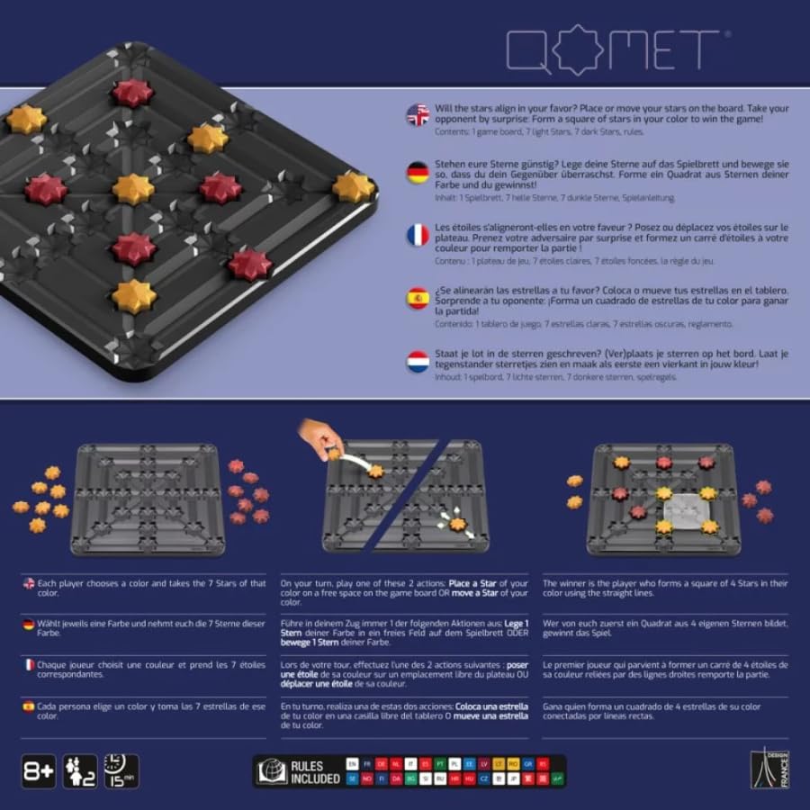 Gigamic Qomet juego de estrategia para 2 jugadores 8+ años miniatura 4