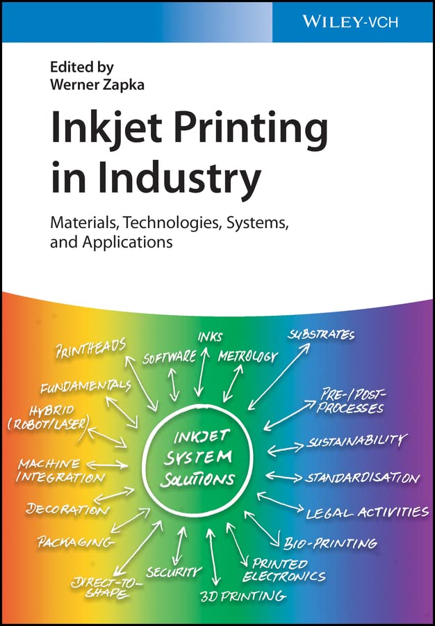 Amazon.co.jp Inkjet Printing in Industry Materials, Technologies