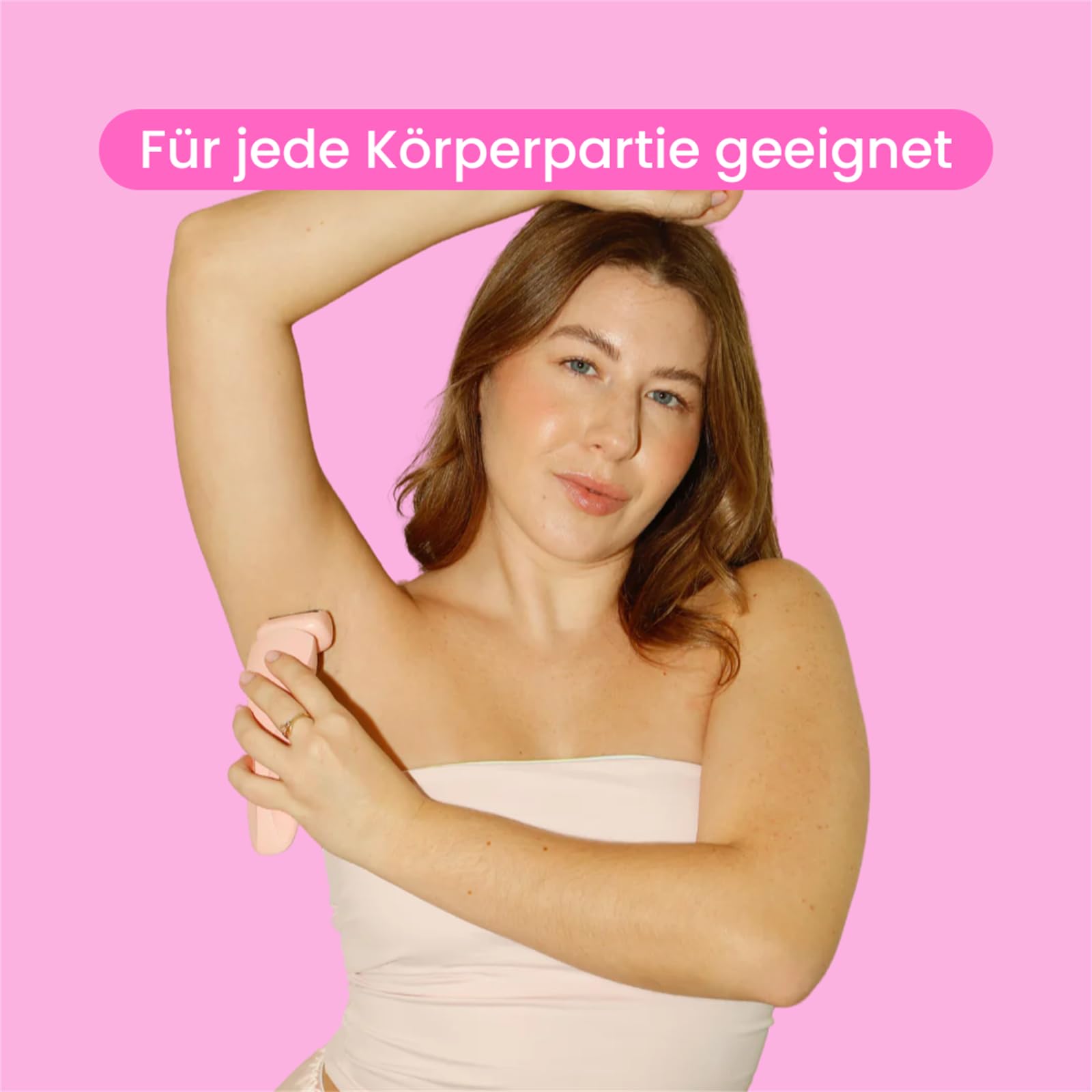 lumiora 2-in-1 Intimrasierer für empfindliche Haut Elektrischer Damenrasierer IPX7 wasserdicht, schmerzfreier Nass und Trockenrasierer für Gesicht, Bikini, Beine und Arme