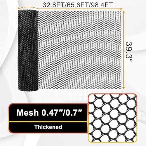 Malla de alambre de plástico resistente UV para red de cría de aves 2