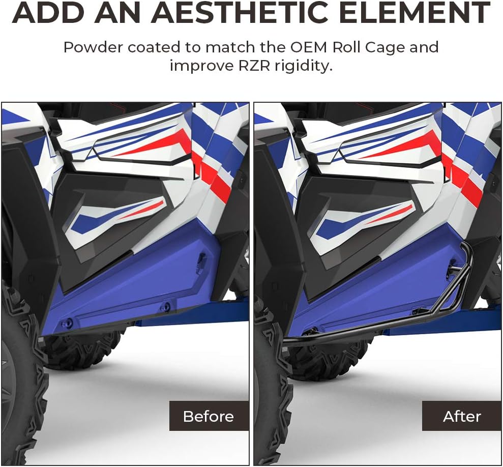 Crаzу Clеаrаnсе RZR Nerf Bars Rock Sliders, kemimoto Heavy Duty Black Tree Kickers Side Steps Nerf Bars Replacement Compatible with 2014-2022 Polaris RZR S 1000 XP 1000 Turbo 900 Trail S 900 -2 Seater Rеvіеw RZR Nerf Bars Rock Sliders, kemimoto Heavy Duty Black Tree Kickers Side Steps Nerf Bars Replacement Compatible with 2014-2022 Polaris RZR S 1000 XP 1000 Turbo 900 Trail S 900 -2 Seater