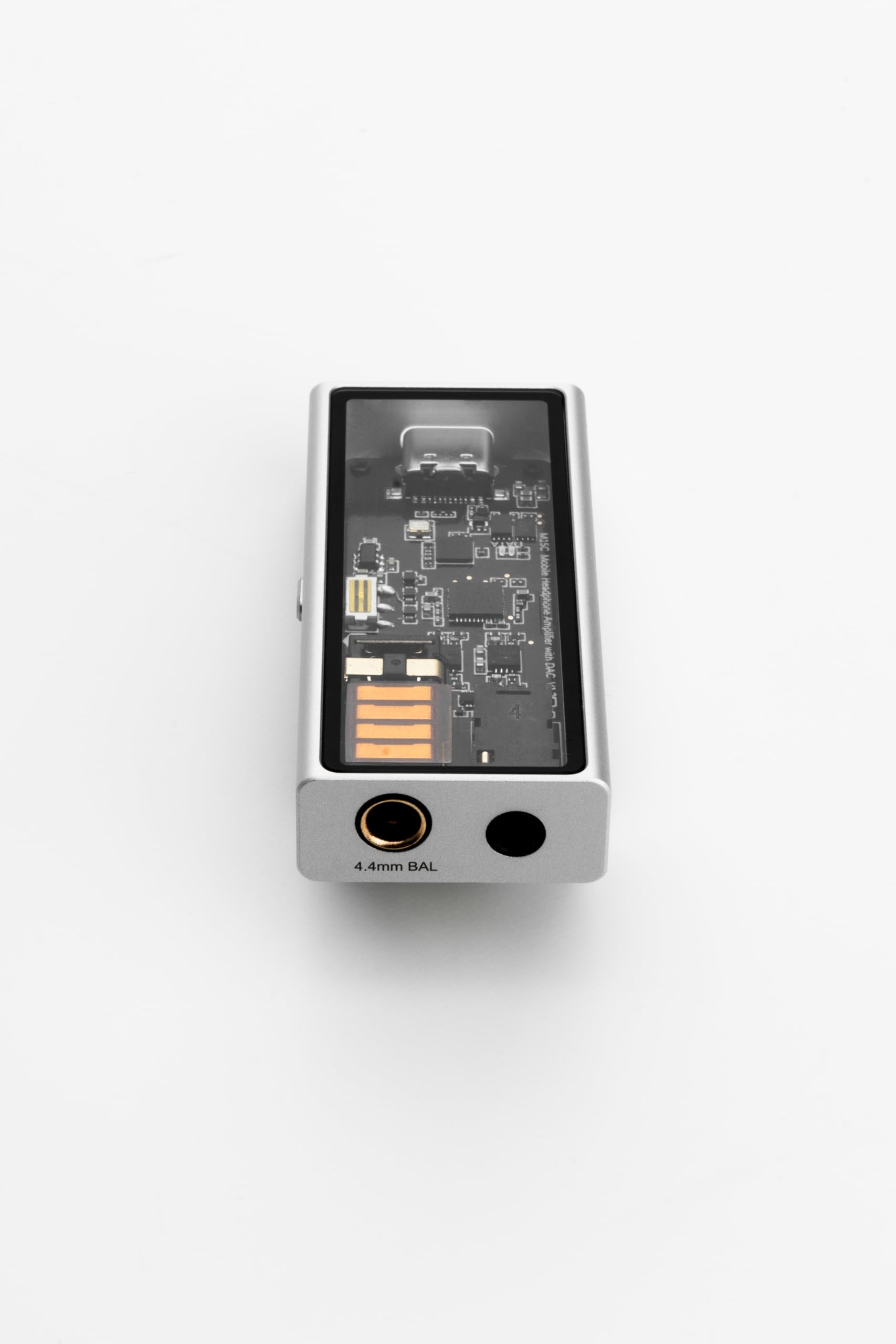 Questyle - M15C - Amplificateur Casque DAC USB Ampli Portable avec Dual-Jack, Ampli Casque Portable - Certifié Apple MFi, DAC Hi-Res - Faible Bruit, pour iOS/Android/PC