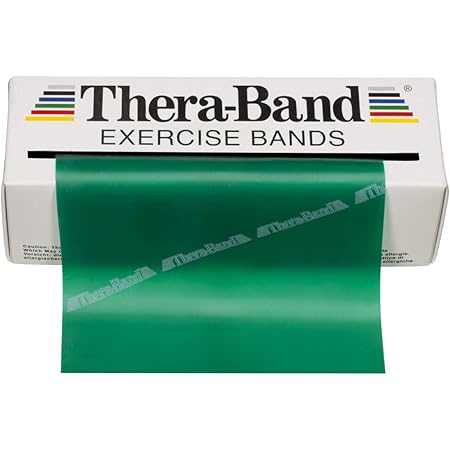 Amazon セラバンド 5 5ｍ巻 グリーン ヘビー セラバンド Theraband エクササイズバンド チューブ