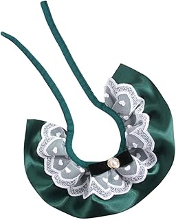 Toddmomy Gola Para Animais De Estimação Cachecol Colares De Gatinho Colares De Sino Colar De Pérolas Colar De Renda Para Cachorro Gravata De Aniversário Para Gato Bandana Colar De